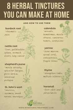 Herbal Tinctures Recipes, Tincture Recipes, Tinctures Recipes, Medicinal Herbs Garden, Herbal Tinctures