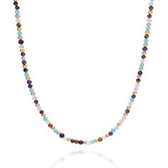 Introducing our exquisite Multi Gemstone Necklace, a captivating fusion of nature’s beauty and expert craftsmanship. This dazzling piece showcases 4mm semi-precious gemstones set against a sterling silver backdrop, offering a vibrant array of colours and timeless elegance. From the soothing blues of Blue Lace Agate to the passionate reds of Garnet, each gemstone holds its own unique allure and meaning. With its versatile design and meticulous detailing, this necklace is the perfect accessory for Silver Backdrop, Multi Gemstone Necklace, Jewelry Magazine, September Birthstone Jewelry, Pearl Jewellery Earrings, Blue Lace Agate, Evil Eye Jewelry, Eye Jewelry, Silver Pieces