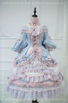 Tea Party Bridal, Bridal Design, Kawaii Fashion Outfits, Kawaii Dress, Fairytale Dress