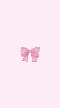 a pink bow on a pink background