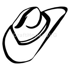 a black and white drawing of a hat