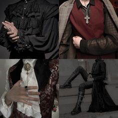 Prince Clothes, Masc Fashion, Bespoke Clothing, Funky Outfits, Victorian Clothing, Fantasy Dress, Fancy Outfits, Character Outfits