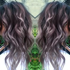 Mum Hair, Dyed Hair Ombre, Hair Goal, Purple Highlights, Lilac Hair, Lavender Hair, Hair Color Ideas For Brunettes, Trendy Hair Color, Colorful Hair