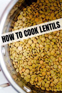 how to cook lentils in the instant pressure cooker