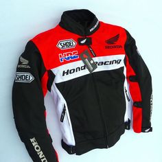 Racing Clothes, Motorcycle Jersey, Motorbike Leathers, Honda Racing, Motorbike Jackets, Mens Leather Pants, Riding Jacket, Racing Suit