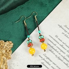 Nepalese Tibetan Woven Earrings Original Design Ethnic Style Long Tassel Earrings Tibetan Exotic Retro Earrings Material: Alloy, Beads, Stone.Rope Tibetan Jewelry Boho, Nepali Buba Jewelry, Woven Earrings, Retro Earrings, Long Tassel Earrings, Retro Earring, Ethnic Style, Ethnic Fashion, Tassel Earrings