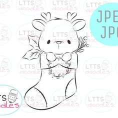 a drawing of a teddy bear in a bathing suit with leaves on it's chest