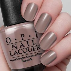 A traveling taupe that's seen it all. (Yep, that too). NL G13. The best selling brand in the industry! OPI Nail Lacquer provides exceptional formula, fashionable colors and iconic shade names. OPI’s heavily-pigmented lacquers are super rich, long-lasting, and chip-resistant – offering an affordable luxury to consumers.Follow these steps for a mani that lasts:1. Start by applying OPI Base Coat to clean, dry nails with cuticles pushed back.2. For a perfect polish, apply one stroke of nail lacquer Opi Taupe Less Beach, Beach Nail Polish, Fall Nail Colors Opi, Matte Gel Nails, Taupe Nails, Opi Nail Colors, Fall Nail Polish, Nail Polish Colors Fall, Nails Colors