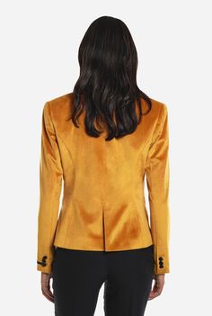 Gold is bold, and this jacket is even bolder. This Gold velvet dinner jacket with a black shawl lapel is a complementary item every woman should have in her wardrobe. The soft, smooth OppoSuits Deluxe jacket is your best friend during the entire holiday season (and beyond – it's timeless). Christmas Blazer, Velvet Suit Jacket, Velvet Dinner Jacket, Shirts For Teens Boys, Halloween Suits, Christmas Suit, Kids Onesies, Unisex Onesies, Black Shawl