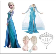 there is a frozen princess costume and accessories