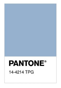 the pantone color is light blue and has black lettering on it, which reads'14