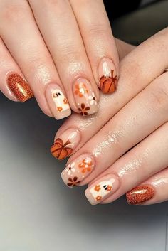 Olivia Mark - False Nail Enhancers in Vibrant Colorways Autumn Manicure, Nagellack Trends, Halloween Press On Nails, Pumpkin Nails, Nagel Tips, Smink Inspiration, Purple Nail, Nail Art Set, Makijaż Smokey Eye