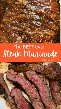 THE BEST EVER STEAK MARINADE Steak Tenderizer Marinade, Tenderizing Steak Marinade, Meat Marinade Recipes, Steak Tenderizer, Flank Steak Marinade, Easy Steak Marinade Recipes, Steak Marinade Easy, Marinade Flank Steak, Steak Marinade Recipes