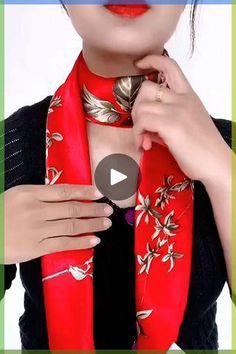 588K views · 16K reactions | Good tips for scarf | Good tips for scarf | By Clothes tips | Facebook Scarf Ties Ideas, How To Fold Scarf, Scarf Tying Tutorial, Chic Office Wear, Clothes Tips, Dog Ears