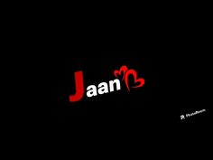 the logo for jaan is shown on a black background with red hearts in it