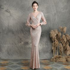 Elegant split long sleeves mermaid formal dress yey183. Click to shop now. Free stable shipping world-wide! Women Party Dress, Mermaid Prom Dress, Dress With Pleats, Fishtail Dress, Timeless Dress, Long Sleeve Evening Dresses, Evening Dresses Cocktail, Black Evening Dresses, Sleeve Bodycon Dress