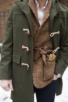 Duffel Coat, Toggle Coat, Soft Tailoring, Mens Winter Coat, Duffle Coat, Mens Fashion Fall, Style Inspiration Fall