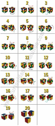 the numbers and shapes of cubes are shown in this puzzle game, which shows how many