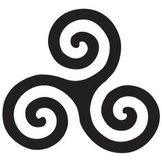 an image of two spirals in black and white