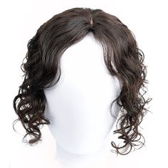 Welcome to my eBay Store Basic Information   Material:100% Real Human Hair ,no tangles Type:Hairpiece/Toupee Length: 12inch /30cm Topper Size:   5x8cm/3x4inch ;7x11cm/3x4inch Colors：Natural black, Dark brown Packing：One Pieces in Opp bag How to care: (1) Wash in cold or warm water ,Add a dash of Shampoo and wash gently (2) After shampooing squeeze out excess water and pat dry with a towel (3) Do not brush when wet allow wig to drip fry (4) Clean up with towel and let it dry naturally, (5) Please Hair Piece, Curly Hair Toppers For Thinning Hair, Hair Topper, Hair Toppers, Favorite Hairstyles, Real Human Hair, Hair Pieces, Warm Water, Human Hair