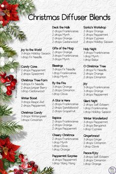 Christmas Diffuser Blends, Natura Cosmetics, Essential Oil Combinations, Soya Mumu, Doterra Essential Oils Recipes, Essential Oil Diffuser Blends Recipes, Magia Das Ervas, Young Living Essential Oils Recipes, Essential Oils Guide