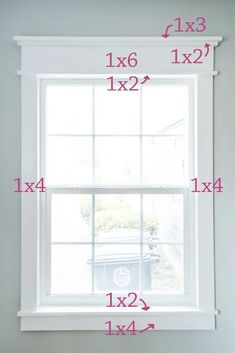 the measurements for a window frame and how to measure it in order to fit them