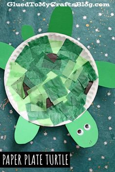 paper plate turtle craft for kids to make