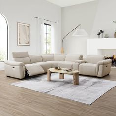 Dayana Beige Power Motıon Sectional Sofa - Ornate Home Power Reclining Sectional Sofa, Sectional Sofa Beige, Beige Sofa, Acme Furniture, Wood Sofa, Corner Sectional, Pillow Top, Reclining Sectional, Power Recliners