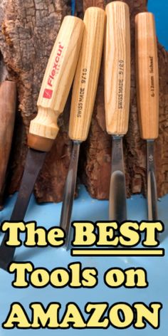 the best tools on amazon for woodturners and other crafting projects that are easy to make