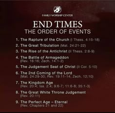 an image of the order of events