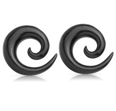 PRICES MAY VARY. STYLE: Organic Water Buffalo Horn Spiral Taper MATERIAL: Organic Water Buffalo Horn SIZES AVAILABLE: 6GA (4mm) to 00GA (10mm) SOLD AS A PAIR PLEASE NOTE: Due to the product being made from natural materials, there may be some variation in color and tone. These spiral tapered hanger ear plugs are made from organic water buffalo horn. Due to the nature of organic material, there will be slight variation in the color and tone. Sold as a pair. Dermal Piercing Jewelry, Horn Earrings, Bone Earrings, Plug Earrings, Dermal Piercing, Water Buffalo, Body Jewelry Piercing, Plugs Earrings, Cheap Jewelry