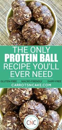 the only protein ball recipe you'll ever need