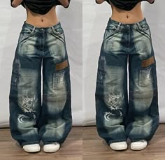 Jeans Pants For Men, New Y2k, Street Dress, Style Wide Leg Pants, Autumn 2023