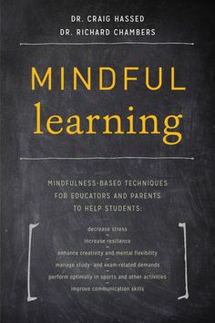 the book mindful learning by dr richard chambers is shown in yellow and black