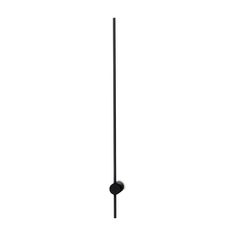 a black pole on a white background