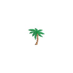 Palm Tree Palm Tree Icon, Palm Tree Embroidery, Tree Embroidery Design, Plain Clothing, Tree Embroidery, Tree Icon, Digitized Embroidery Designs, Heat Transfer Design, Palm Tree