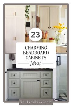 Invite the timeless allure of beadboard cabinets into your home and watch as they add an extra layer of charm and character to any room. These cabinets, known for their distinctive vertical grooves, bring a cozy, cottage-like feel that's both warm and welcoming. Perfect for those seeking to infuse their spaces with a touch of rustic elegance, our beadboard cabinet ideas promise to dress up your kitchen, bathroom, or living areas, turning ordinary spaces into picturesque retreats that radiate hom