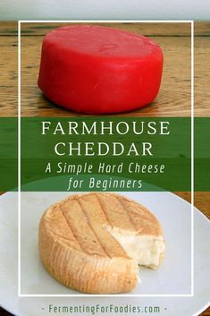 an image of a cheese dish with the title farmhousee cheddar on it