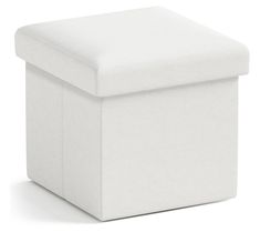 a white storage box on a white background