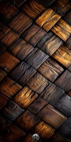 an image of wood flooring that looks like it is made out of bricks