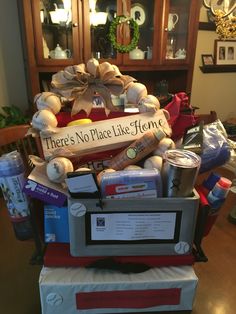 there's no place like home gift basket