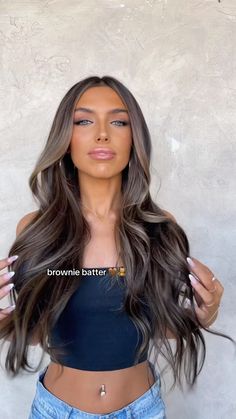 Chrissy Ellingson Rasmussen | The most requested hair color for summer☀️ brownie batter 🤎 @jordanbeckham wearing full length & volume @habithairx clip ins in brownie… | Instagram Light Brown Hair Styles, Brown Hair Styles, Old Money Brunette, Balayage Techniques, Ash Blonde Hair Balayage, Light Brunette Hair, Ashy Hair, Brown Hair Inspiration, Rambut Brunette