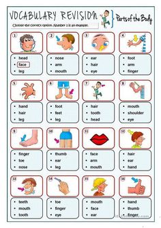 a worksheet with words and pictures on it