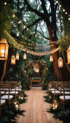 Forest Wedding Ideas Forest Wedding Ideas, Enchanted Forest Wedding Theme, Forest Wedding Ceremony, Forest Wedding Venue, Twilight Wedding, Woods Wedding, Rustic Garden Wedding, Forest Theme Wedding, Enchanting Forest