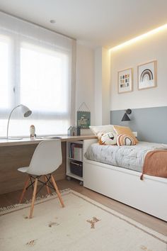 Small Bedroom Ideas For Kids, Small Kids Bedroom, Home Office For Men, Home Office Aesthetic, Office For Men, Small Bedroom Interior, Small Kids Room, Office Aesthetic, Home Office Layout