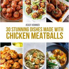 30 Stunning Dishes Made with Chicken Meatballs - By the Recipes