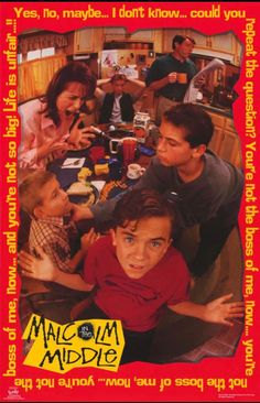 the movie poster for malcolm middle