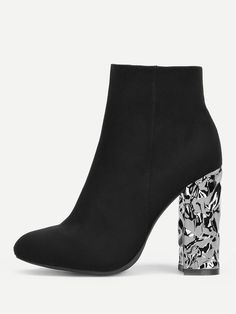 Classy Ankle Boots, Womens Heeled Boots, Shoes For Women Heels Classy, Over The Ankle Boots, Boots For Women Ankle, Ankle Boots Heels, Mode Ulzzang, Boot Heels, Fashion Shoes Heels