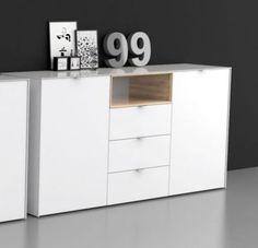 an image of a white cabinet with numbers on it