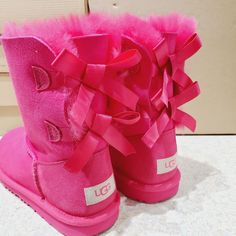 UGG Australia Women's Bailey Bow II Seashell Pink BOOTS Size 6 for sale online | eBay